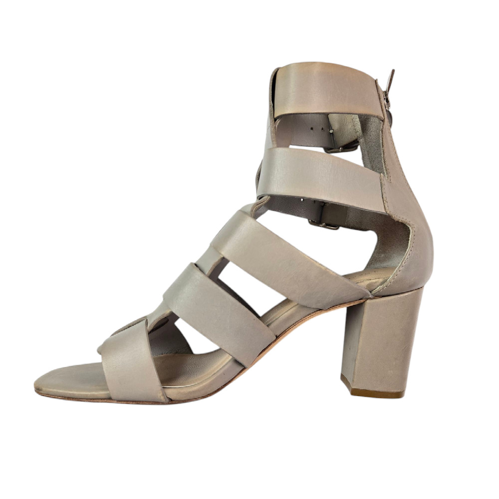Loeffler Randall Gladiator Block Heels Size 7 Gra… - image 6
